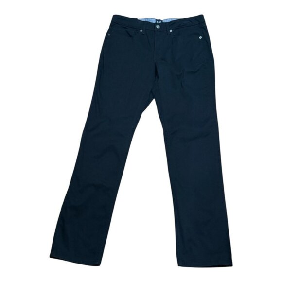 Other - GAP Pants Mens 32x32 Black Straight Fit Stretch Casual Chino Cotton Blend New